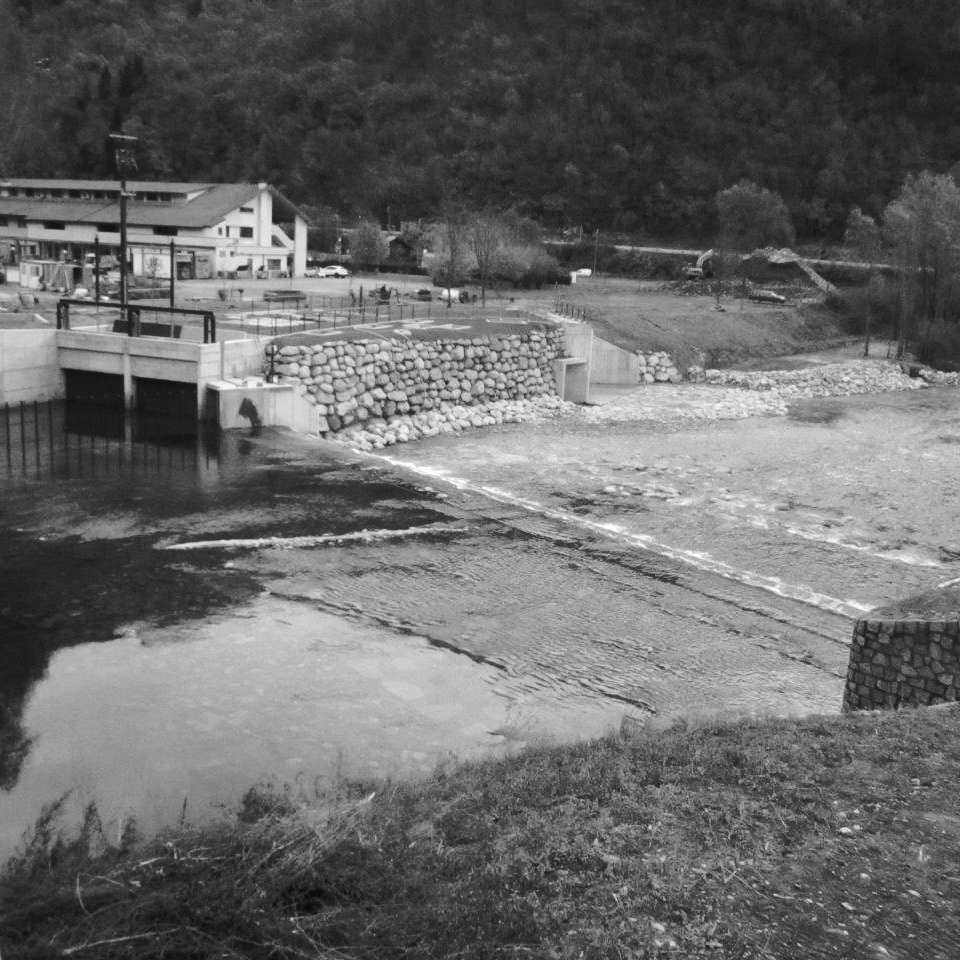 Impianto idroelettrico sul fiume Oglio nel comune di Capo di Ponte